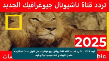 تردد 2025.. شرح ضبط قناة ناشيونال جيوغرافيك على نايل سات لمتابعة أفضل البرامج العلمية والوثائقية